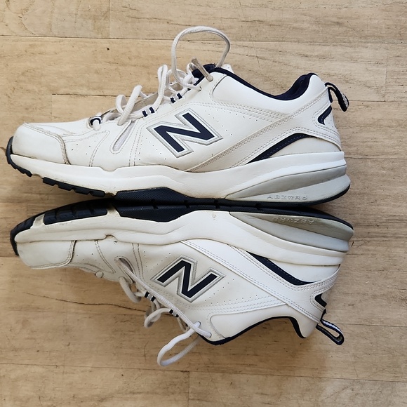 New Balance 608 White and Navy Men’s Sneakers Size 12 - Picture 4 of 7
